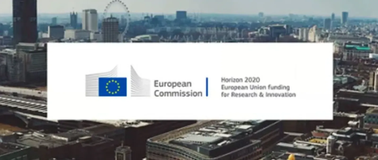Banner de la Comisión Europea sobre la ciudad de Londres