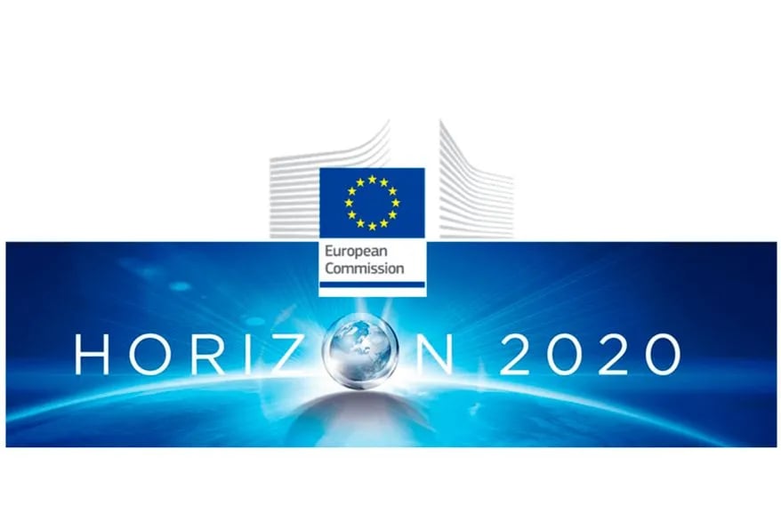 Banner del programa Horizon 2020 de la Comisión Europea